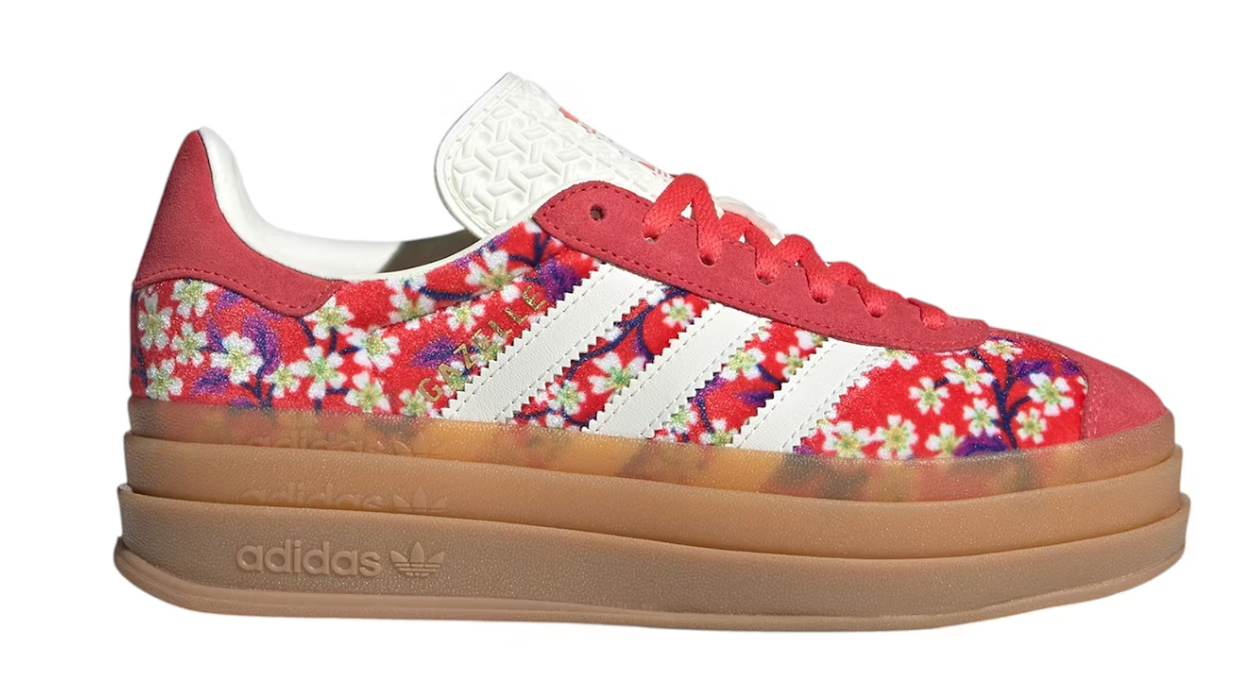 Adidas Gazelle Bold Liberty London Floral Semi Lucid Red (GS)
