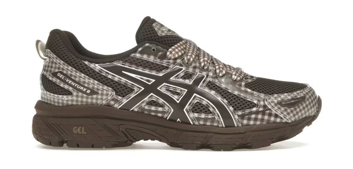 ASICS Gel-Venture 6 Story mfg. Reddish Brown Gingham