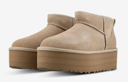 UGG W Classic Ultra Mini Platform Sand